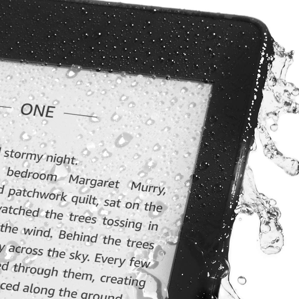 (Ads Free, Free Screen Protector) 2019 Kindle Paperwhite 4, Waterproof, Thinner, 32GB with Audiable (Black)