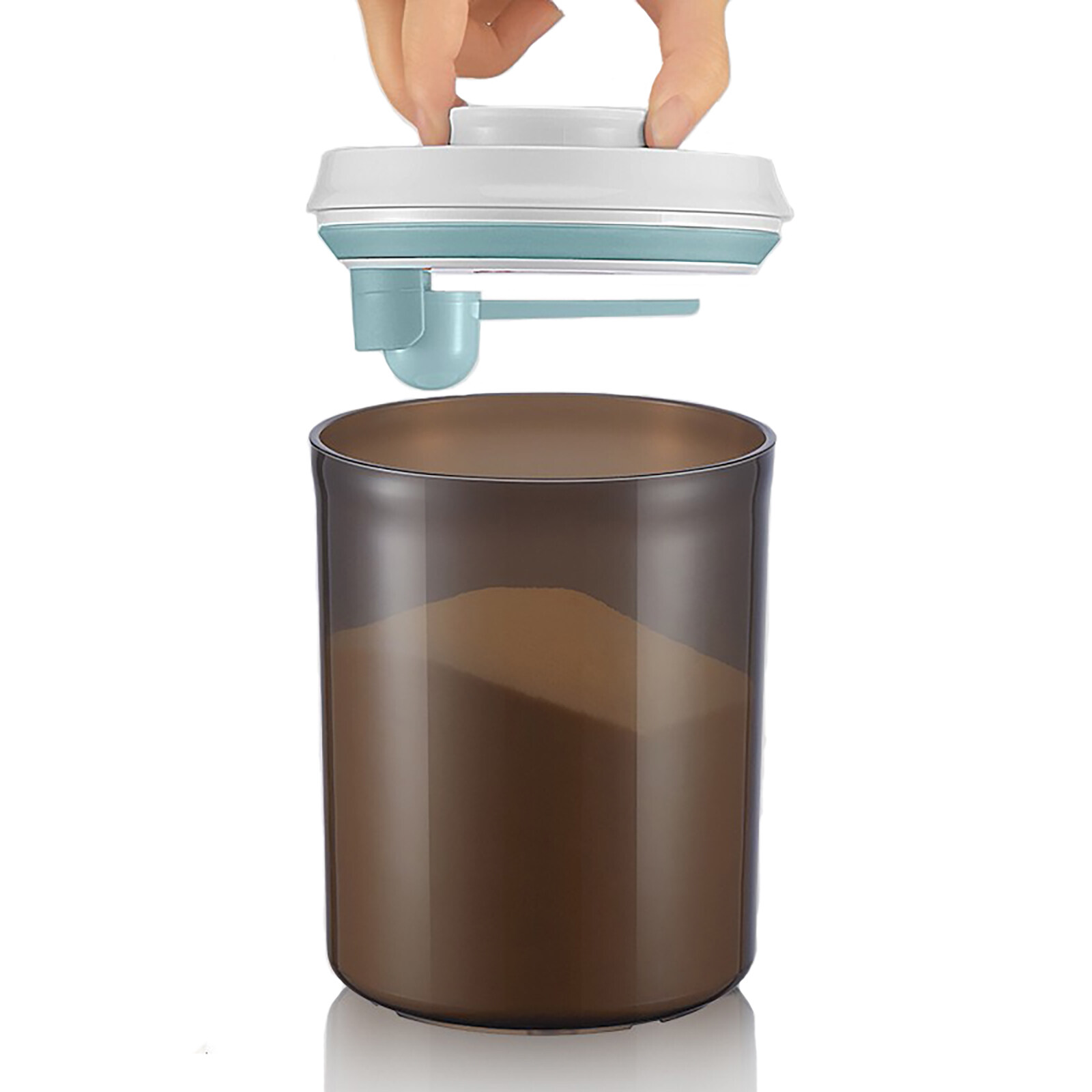 Ankou Air Tight Milk Powder Container Cans 2000ml With Spoon Leakproof Milk Powder Formula Dispenser FDA BPA-Free Sealed Food Storage Bottle