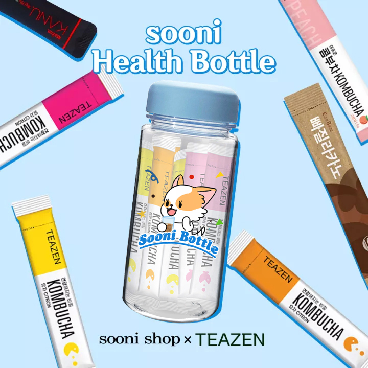 sooni Healthy Bottle Korean Healthy Tea BPA FREE ECOZEN TEAZEN EVERBIKINI MAXIM Combucha Diet Coffee Kanu kombucha BTS raya hari raya raya gift