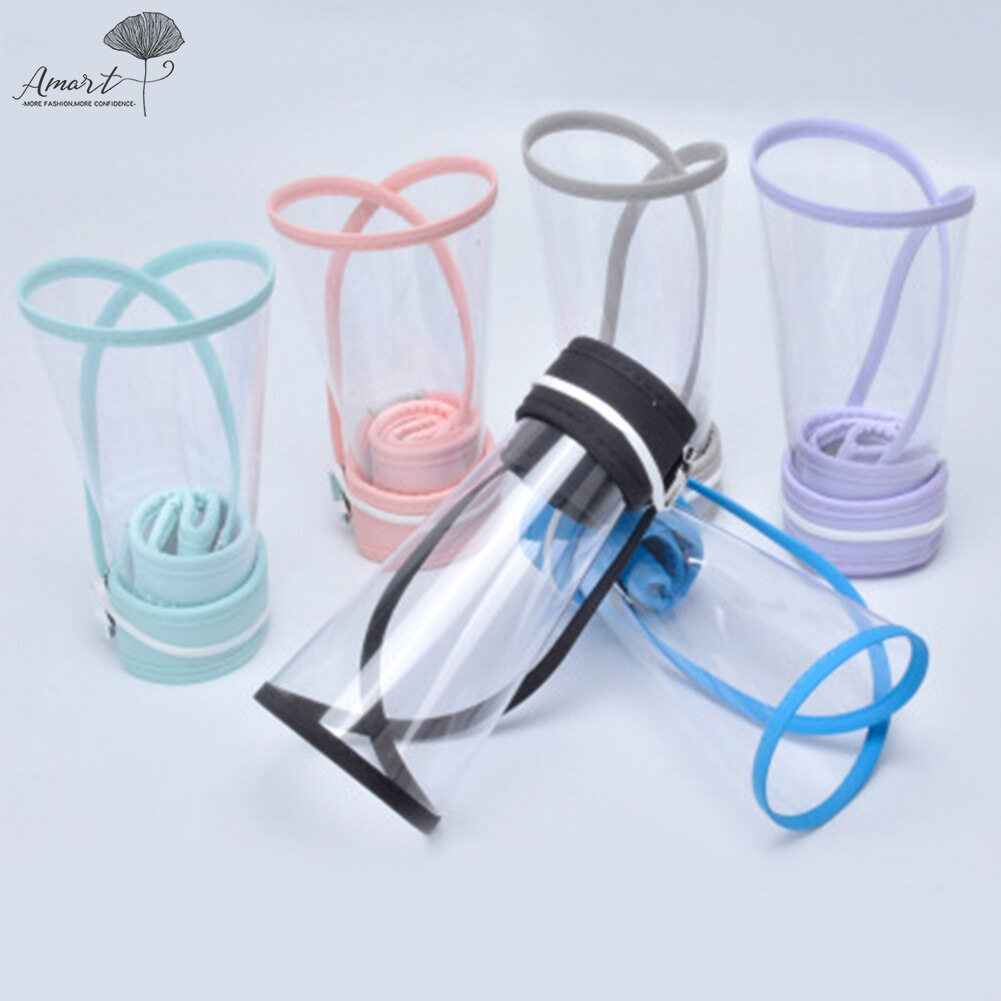 Amart Face Protective Shield Full Face Splash Proof Dustproof Cover Transparent for Hiking Travel