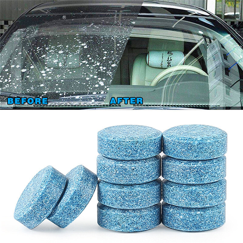 【Sunydeal】car Solid wiper tablets Effervescent Wash Cleaner Windshield Glass Cleaning