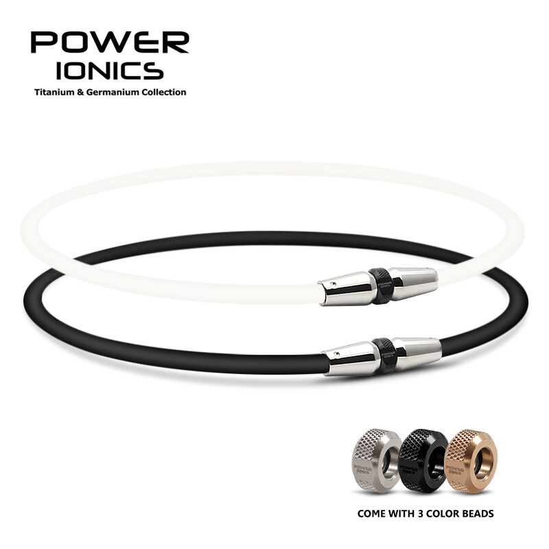 【FDA Registration】Power Ionics 3000ions/cc Anion Fashion Sports Golf Baseball Titanium Ion Pendant Necklace