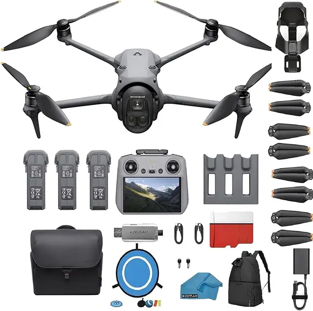 DJI Mavic 4 PRO Drone Fly More Combo 6K60 HDR, 100MP, 51-Min Max Flight Time, 18.6-Mile Range, ActiveTrack 360 Subject