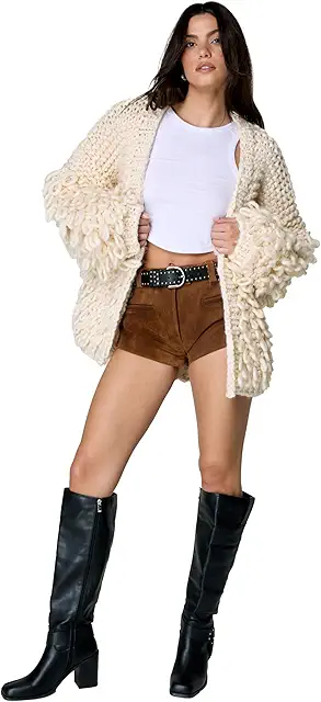 Nasty Gal Womens Extreme Loopy Cardigan